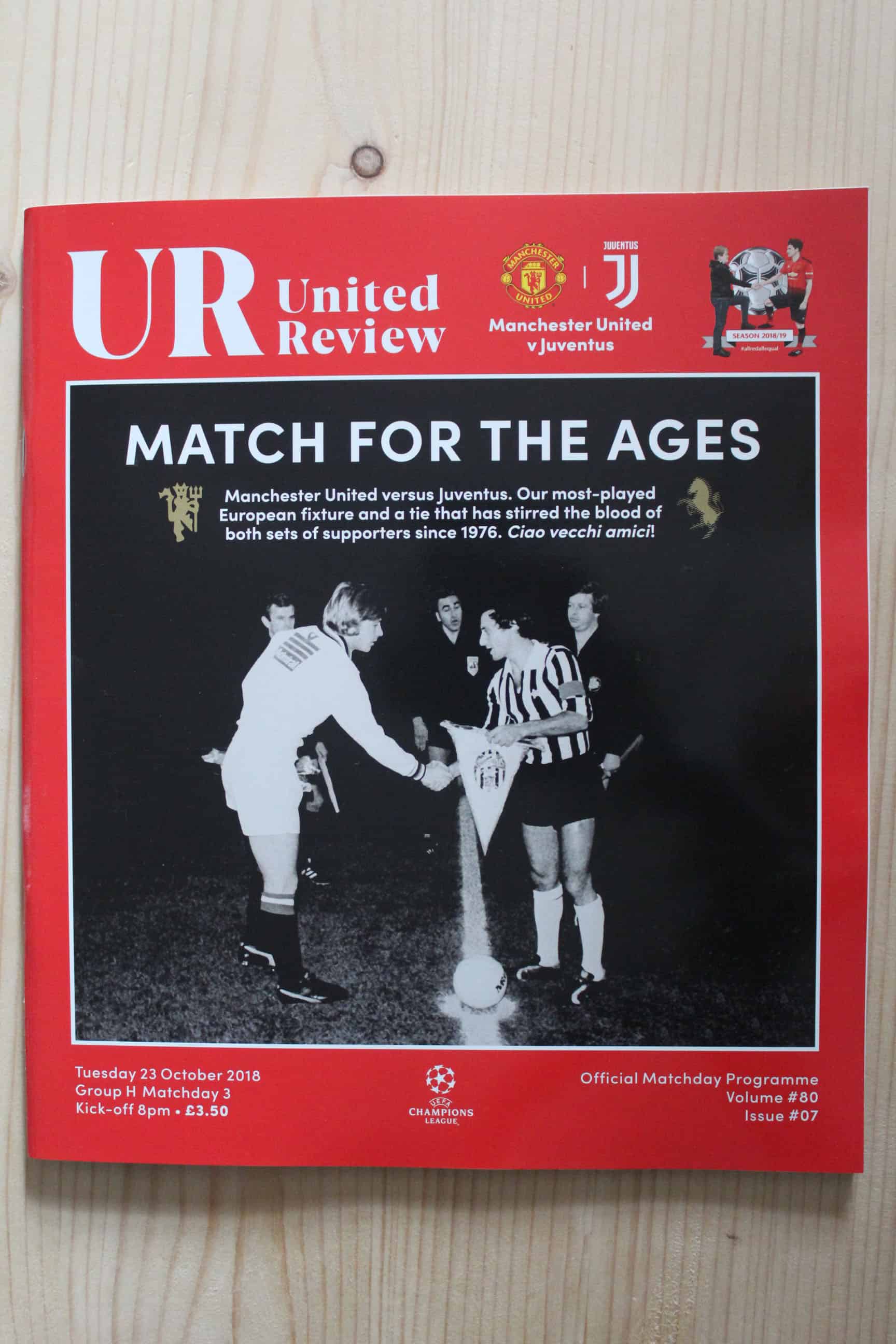 Manchester United FC v Juventus FC